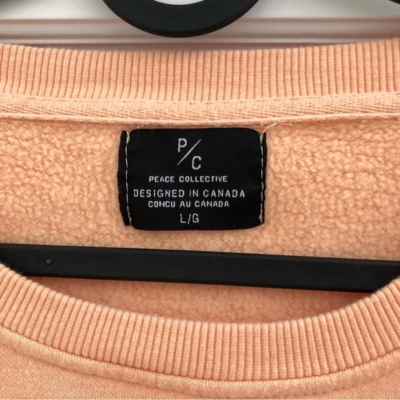 Orange Crew Neck Sweater with Relaxed Fit - Picture 3 of 8